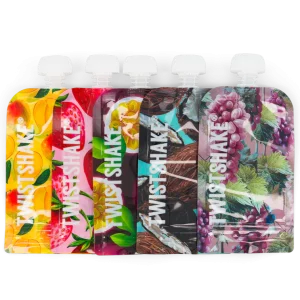 5x Squeeze bags 220ml