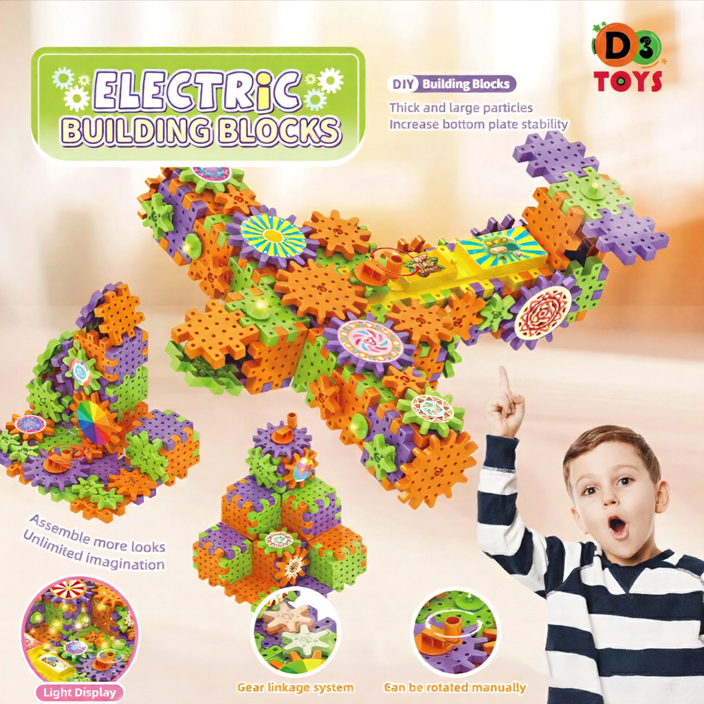 Blocs de Construction Électriques DIY – Engrenages Lumineux – Image 2